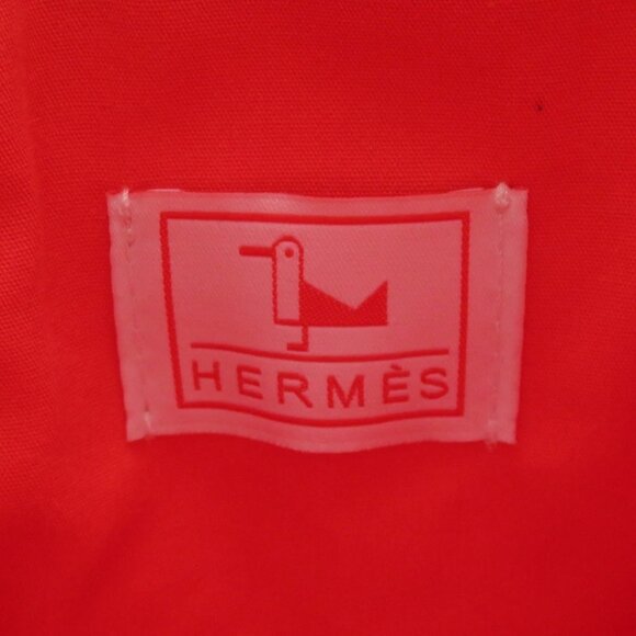 HERMES Petit Chartier Duffle Bag Cotton Multicolor - Picture 11 of 13